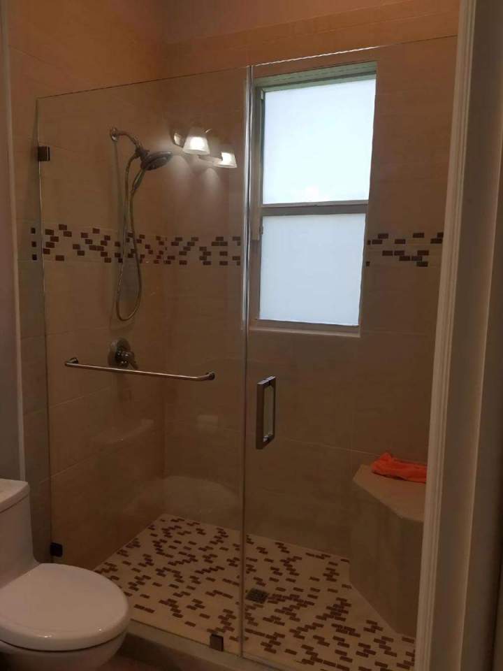 Glass enclosure - mirror South Florida