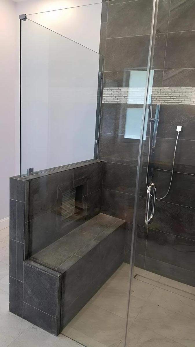 Glass enclosure - mirror South Florida