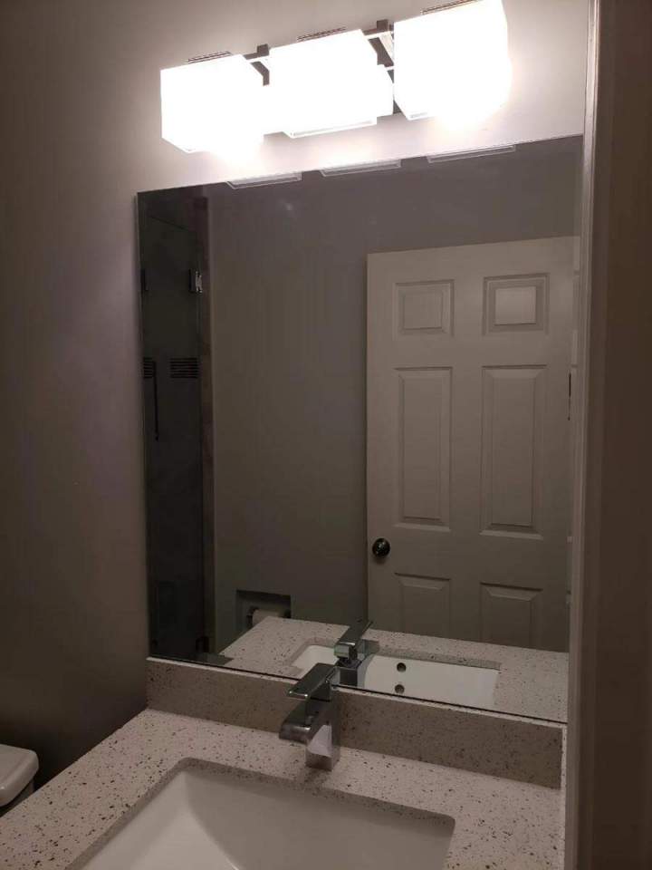 Glass enclosure - mirror South Florida