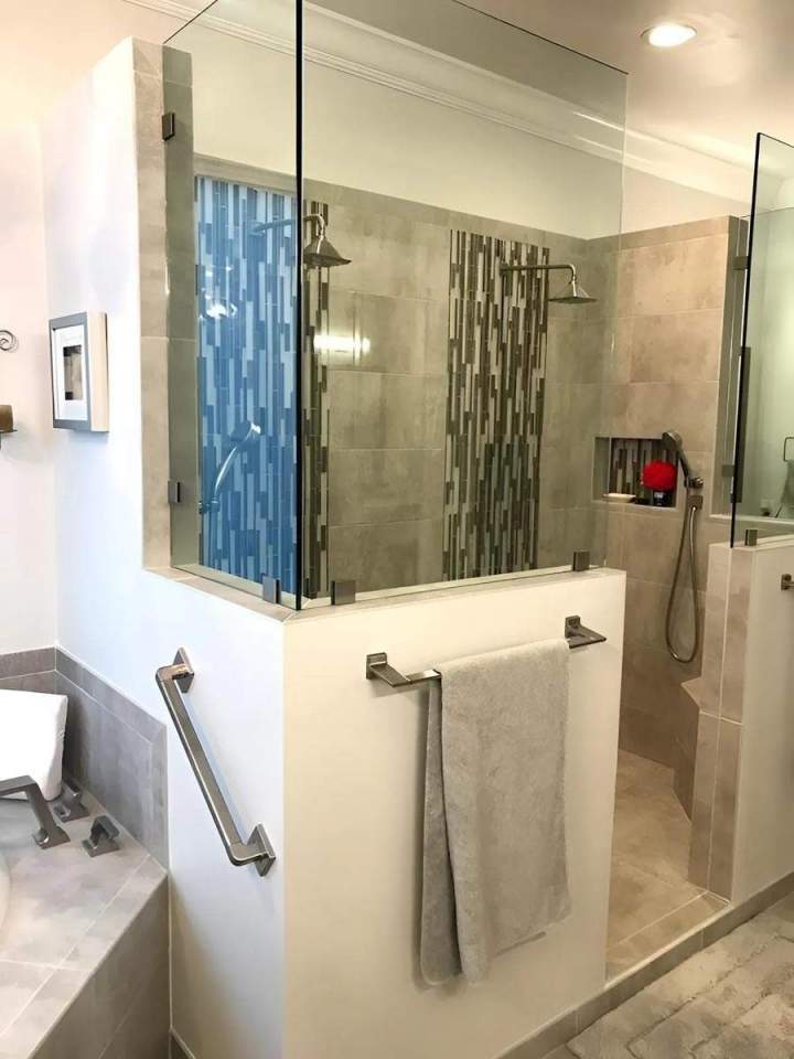 Glass enclosure - mirror South Florida