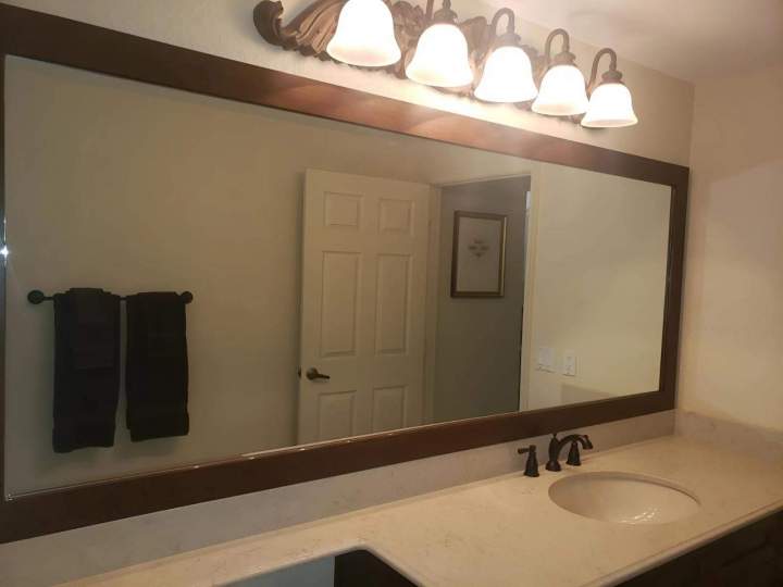 Glass enclosure - mirror South Florida