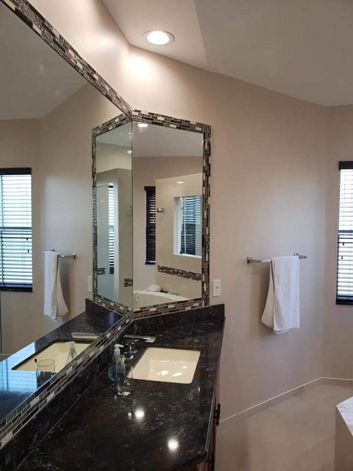 Glass enclosure - mirror South Florida