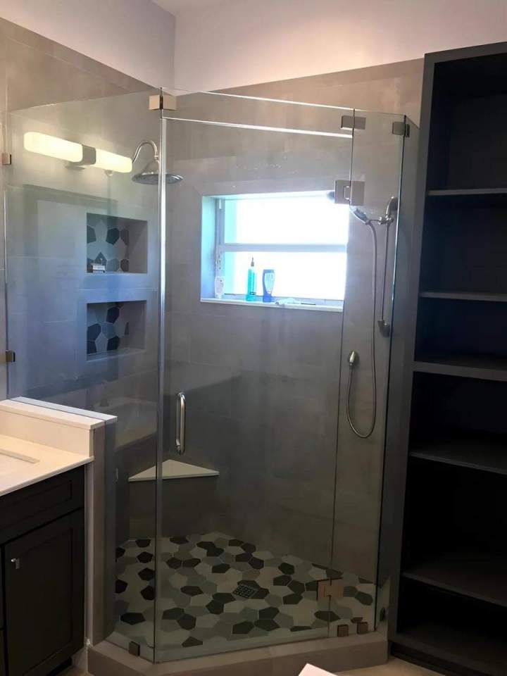 Glass enclosure - mirror South Florida